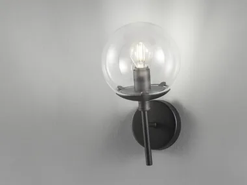 GLOBAL Ø 18/ Ø 25 - Metal wall lamp with fixed arm by Metal Lux - view 2